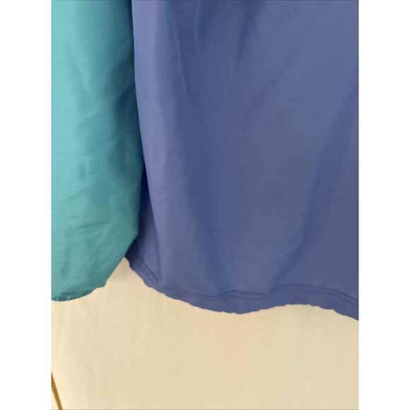 Dutch Bros Anorak Jacket Womens Medium Color Block Windbreaker Retro Logo Hoodie - Picture 9 of 13